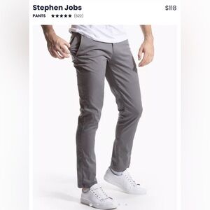 Birddogs Pants Mens 32 Gray Boomstick Lined Chino 32x32 Stephen Jobs